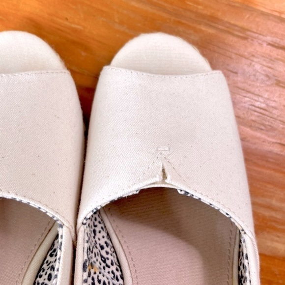 TOMS Michelle Espadrille Peep Toe Wedge - Picture 10 of 15